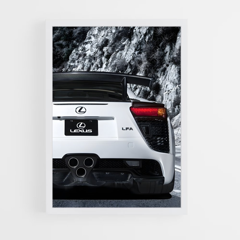 Poster Lfa de nurburgring – affiche Lexus (vue 3)